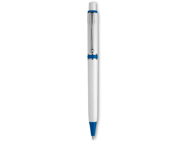 Bolígrafo de plástico blanco con color personalizado
