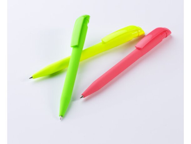 Bolígrafo de plastico S45 Gom Fluor personalizado