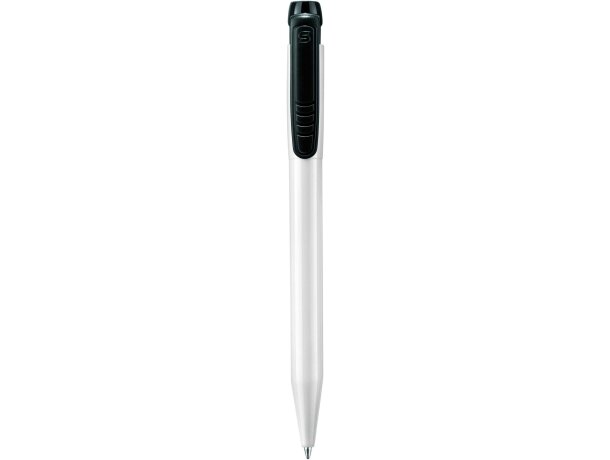 Bolígrafo de plástico con clip en color merchandising