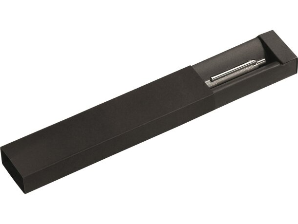 Estuche de cartón para bolígrafo en negro Estuche de cartón para bolígrafo en negro