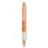 Bolígrafo de colores con detalles traslúcidos naranja