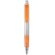 Bolígrafo de plástico con agarre en color naranja