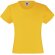 Camiseta de niña Valueweith 160 gr amarillo