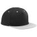 Gorra  estilo snapback de 5 Paneles personalizada negra