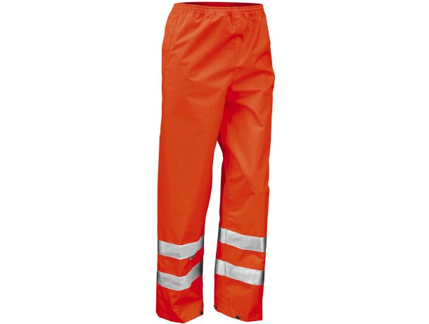 Pantalón High Profile R22 alta visibilidad impermeable unisex Amarillo fluorescente detalle 2