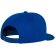 Snapback sarga 400g visera verde 5 paneles Azul royal detalle 6