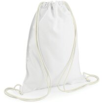 Mochila saco con cuerdas para sublimación merchandising blanca Mochila saco con cuerdas para sublimación merchandising blanca
