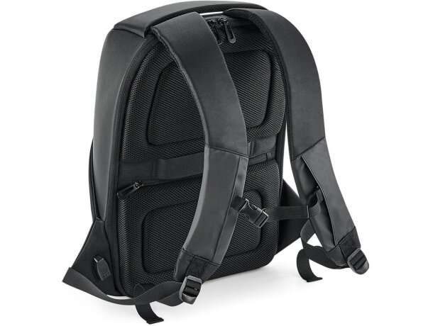 Mochila para portátil XL de poliéster Negro detalle 1