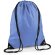Bolsa mochila con cuerdas de poliéster impermeable Azul