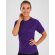 Camiseta De Poliester Colores Fluor De Mujer Morado detalle 3
