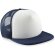 Gorras vintage para sublimación baratas personalizada azul marino/blanco