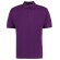 Polo manga corta unisex tejido mixto 185 gr áster morado