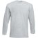 Camiseta Value Weight de algodón manga larga con cuello reforzado