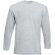 Camiseta manga larga Value Weight de Fruit of the loom 165 gr personalizada gris