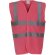 Chaleco de seguridad poliéster 120 g/m2 Rosa