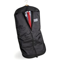 Funda de traje con cierre de corchete personalizada negra Funda de traje con cierre de corchete personalizada negra