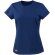 Camiseta de mujer blanca manga corta 160 gr personalizada azul marino