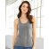 Camisetas tirantes mujer poliéster-algodón 128 g/m2 Gris brezo
