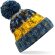 Gorro de invierno económico poliacrílico con base doblada Corkscrew Escarcha matutina