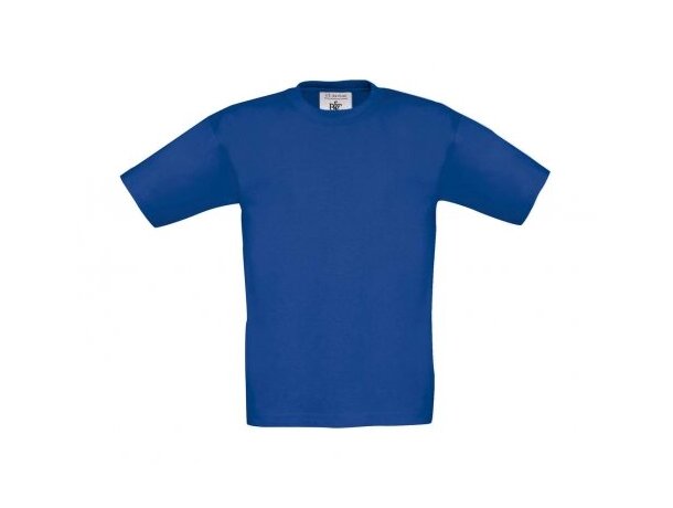 Camisetas con logotipo Exact 150 ring-spun certificadas niño Rojo detalle 1