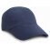 Gorra gruesa de algodón con perfil bajo personalizada azul marino