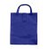 bolsa plegable con cierre de velcro personalizada azul
