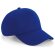 Gorra verde y ecológica de 5 paneles,. Amigable con el planeta Azul royal brillante