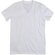 Camiseta de hombre manga corta cuello en V personalizada blanca