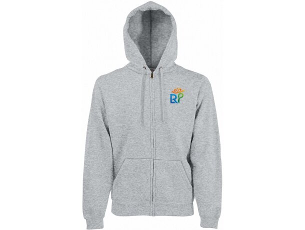 Sudadera Tausa capucha cremallera completa hombre algodón detalle 1