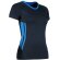 Camiseta de mujer manga corta combinada 135 gr