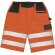 Safety Cargo Shorts naranja fluor