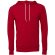 Sudadera básica unisex con capucha personalizada roja