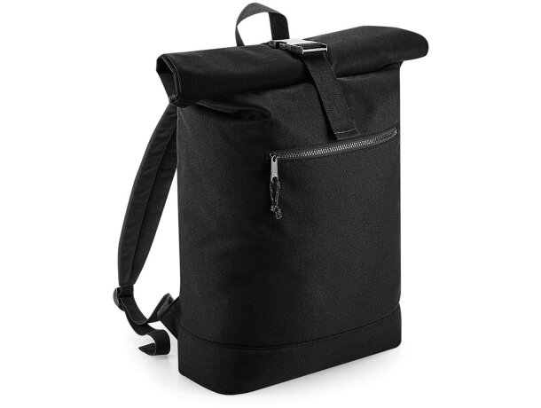 Mochila Roll Top reciclada 20L con correas y paneles acolchados Mostaza detalle 3