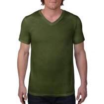 Camiseta Ring-spun cuello en V de hombre Camiseta Ring-spun cuello en V de hombre