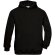 Sudadera con capucha niño algodón ring-spun 280 g/m2 Hooded Negro