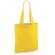 Bolsa de algodón con asas medianas personalizada amarillo
