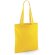 Bolsa de algodón con asas medianas personalizada amarillo