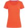 Camiseta de mujer entallada 170 gr Rojo brillante