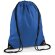 Bolsa mochila con cuerdas de poliéster impermeable Pizarra azul