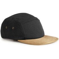 Gorra con ojetes de metal y colores combinados personalizada negra Gorra con ojetes de metal y colores combinados personalizada negra
