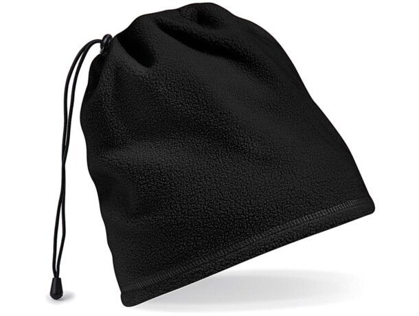 Gorro bufanda ajustable Suprafleece para publicidad en invierno Carbon detalle 6