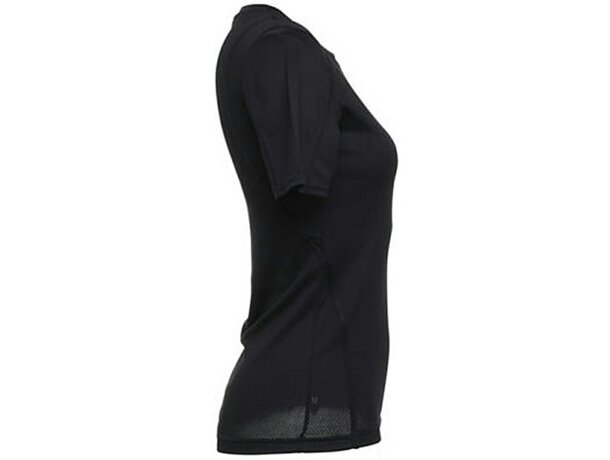 Camiseta de mujer manga corta detalles de color 135 gr
