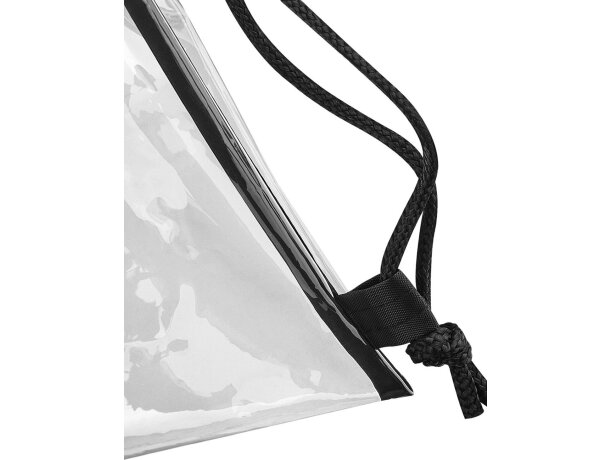 Mochila Clear Gymsac Natural/fucsia detalle 1