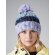 Gorro de invierno económico poliacrílico con base doblada Corkscrew Lavanda morado detalle 3