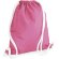 Mochila con cuerdas con bolsillo oculto fucsia merchandising