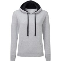 Sudadera con Capucha En contraste mujer Sudadera con Capucha En contraste mujer
