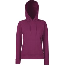 Sudadera con capucha femenina algodón poliéster