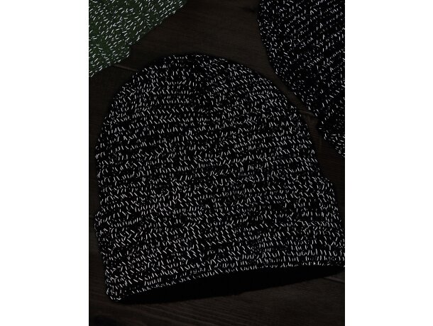 Gorro reflectivo Negro detalle 1