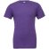 Camiseta técnica manga corta de hombre 135 gr áster morado