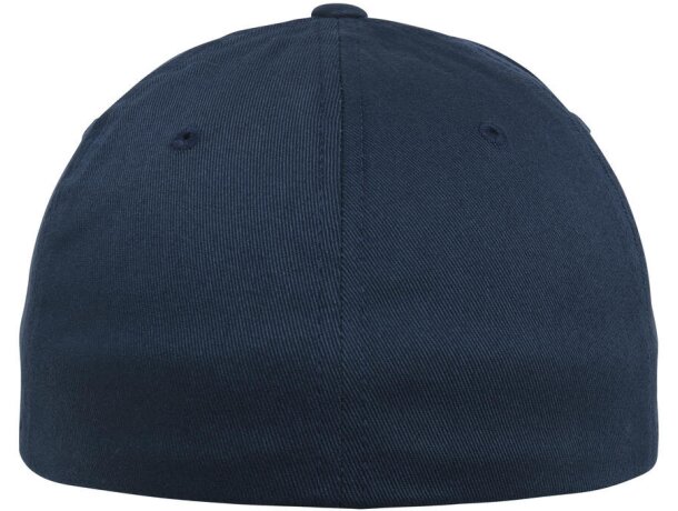 Gorra Flexfit algodón orgánico Marino detalle 2